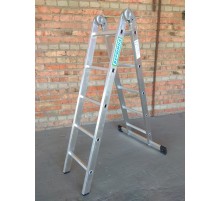 Лестница 2-х секционная шарнирная 2х5 (1,42/2,91м)